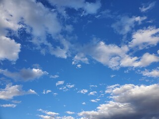 blue sky with clouds