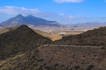 Beautiful view in Isleta del Moro, Cabo de Gata, Almeria