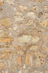 Sand stone texture details, rock surface close-up, idea for background or backdrop