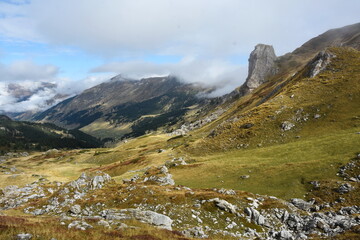 landscape in the mountains