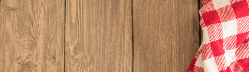 Banner de mesa con mantel