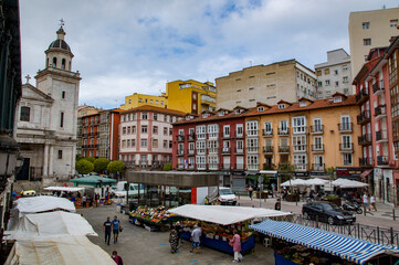 Plaza de la Esperanza, Santander, Cantabria, España