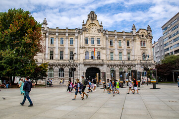 Obraz premium Ayuntamiento de Santander, Cantabria, España
