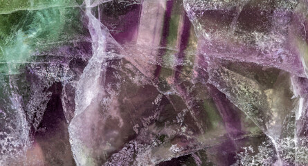 green and lilac fluorite macro зрщещ