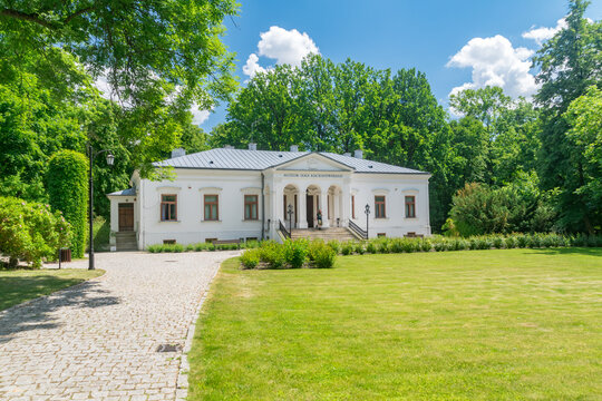 Czarnolas, Poland - June 10, 2021: Manor of the Jablonowski family currently Jan Kochanowski Museum.