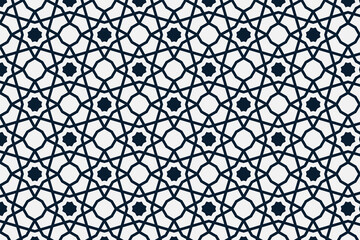 Abstract seamless geometric pattern design