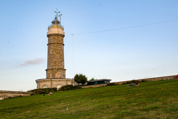 Fototapeta na wymiar Faro de Cabo Mayor, Santander, Cantabria, España