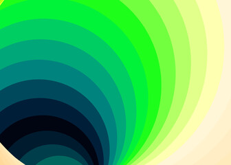 Color Swirl Warmhole Vortex Twist Generative Art background illustration