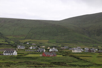 Fototapeta na wymiar Paisajes de la costa irlandesa.
