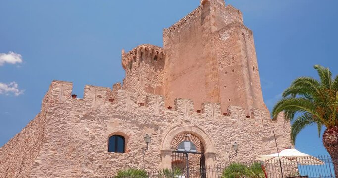 Roseto Capo Spulico,Calabria, Italy. Capo Spulico with Federician Castle on Ionian Coast.