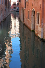 walking in the canals of Venice - 458344793