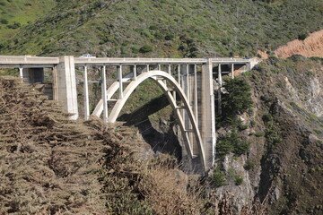 Bixby Creek Bridge (USA / Küstenstraße Kalifornien nach San Francisco; Monterey)