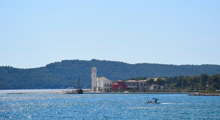 Obraz premium A church on a coast.