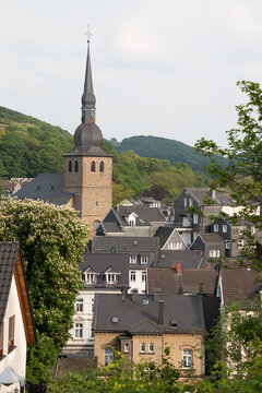 Blick auf Langenberg im Rheinland