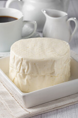 Brazilian Traditional white cheese, known as 