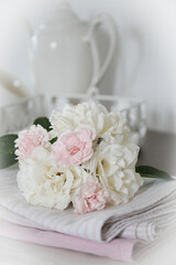 Blume auf einer Decke