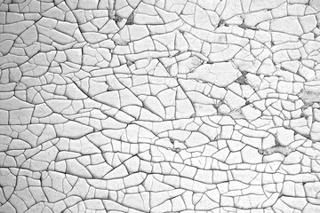 White black grey wall, floor with cracks, texture background