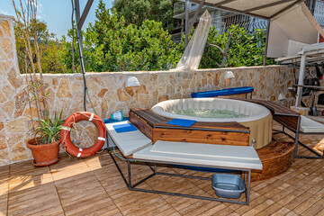 Hot Tub at a Luxury Resort at sea.  © nedomacki