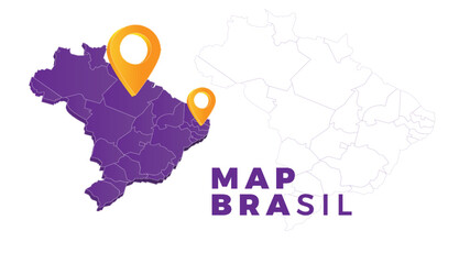Brasillian Map © Eduardo
