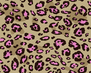 Fashion leopard seamless pattern