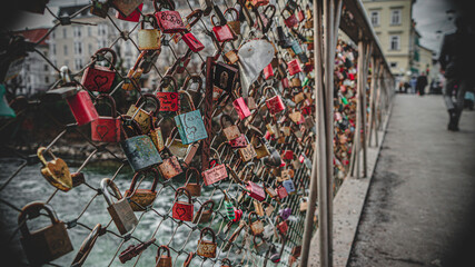 lovers bridge and keys