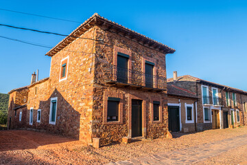 street of castrillo de los polvazares, Spain