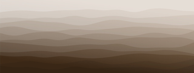 wavy line shapes minimalist trendy abstract background attractive colors. Modern template for advertising printing packaging landing page website. vector illustration eps 10