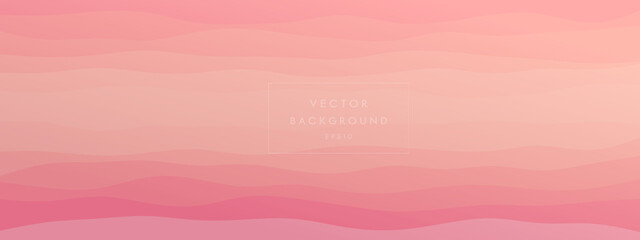 Fototapeta premium abstract waves fluid shape levels background bright color gradient. Trendy template for brochure business card landing page website. vector illustration eps 10
