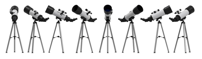 Standart telescope from all perspectives.