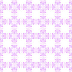 Trendy organic green border. Purple neat boho