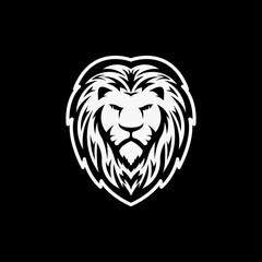 lion logo design template vector illustration