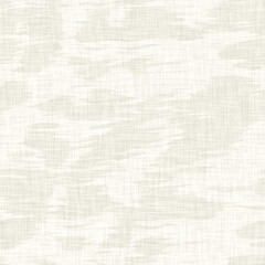 Fototapeta premium Pale grey washed out linen seamless texture. Soft tonal woven jute effect print. Textured fibre cotton background. Rustic high resolution beach cottage soft furnishing pattern material. 