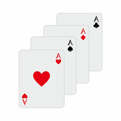 playing card icon, playing card vector sign symbol illustrations