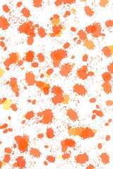 orange multicolor ink watercolor stains on white background, messy chaotic abstract minimalist wallpaper design