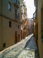 Street in the old town of Tarragona 