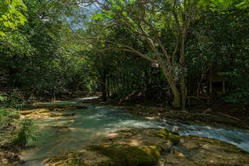 Obraz premium Veil of the Bride waterfalls in Chiapas, Mexico
