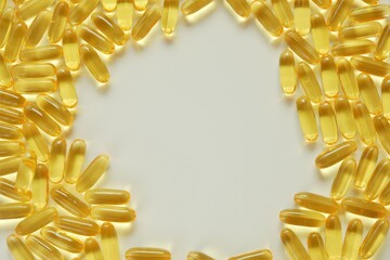 Fish oil .omega fatty acids.Nutritional supplements.Healthy eating and food supplements. 