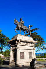 伊達政宗騎馬像 宮城県