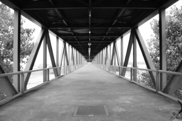 empty bridge walkway