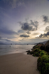 Ships and boats on the sea