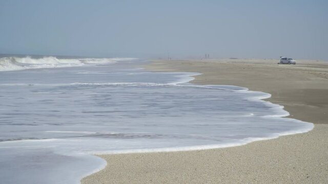 Transitando por la playa