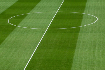 Obraz premium soccer field with lines