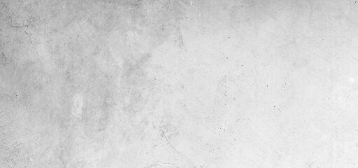 Naklejka premium Panorama of White grey concrete texture, Rough cement stone wall, Surface of old and dirty outdoor building wall, Abstract nature seamless background