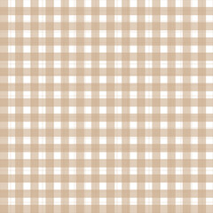 Tartan seamless pattern Plaid vector with pastel brown and white for print wallpaper textile for checkered background checkered tablecloth.