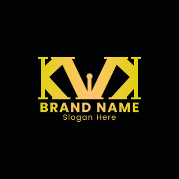Fashion Initial KVK Logo