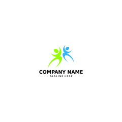 Community, network and social icon design template