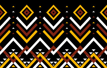 Geometric ethnic pattern traditional. design for background, illustration, wallpaper, fabric, texture, batik, carpet, clothing, embroidery