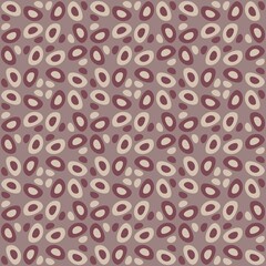Rounded abstract seamless pattern - accent for any surfaces.