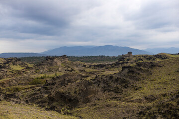 Fototapeta na wymiar Tatacoa desert, located in the north of huila, Colombia
