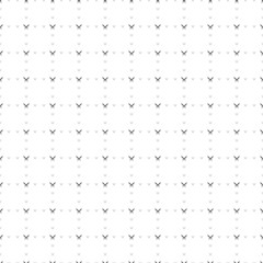 Square seamless background pattern from black baseball bats symbols are different sizes and opacity. The pattern is evenly filled. Vector illustration on white background